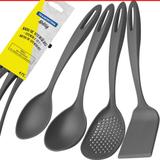 Kit Utensílios Cozinha Tramontina Nylon Escumadeira 4 Peças
