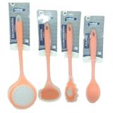 Kit Utensílios de Silicone Laranja 4 peças - Pratibella