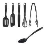 Kit Utensílios Tefal Nylon Preto 6 peças