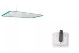 Kit Varal De Teto 140 Cm Alumínio + Elevador Varal Manivela - Secalux