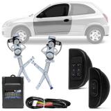 Kit Vidro Elétrico Celta 1999 A 2016 2 Portas Sensorizado Dianteiro Chevrolet VCT2A200 - Dial