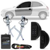 Kit Vidro Elétrico Chevrolet Celta 1999 A 2016 2 Portas Sensorizado Dianteiro VCT2A200 - Dial