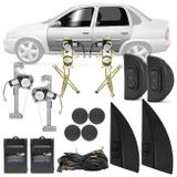 Kit Vidro Elétrico Corsa Hatch Sedan 1999 A 2002 Classic 1998 A 2016 Sensorizado 4 Portas Completo - Dial