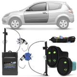 Kit Vidro Elétrico Ford Ka 2008 A 2014 Dianteiro Sensorizado Botões De LED Na Cor Verde - Dial