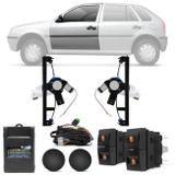 Kit Vidro Elétrico Gol G3 Parati G3 Saveiro G3 2000 2001 2002 2003 2004 2005 Dianteiro Sensorizado - Dial