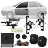 Kit Vidro Elétrico Gol Parati Saveiro G2 1996 A 2005 Dianteiras + Trava Elétrica 2 Portas - Prime
