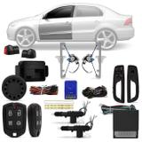 Kit Vidro Elétrico Voyage Gol G5 09 a 12 Sensorizado Dianteiro + Alarme Pósitron e Trava Elétrica - Prime