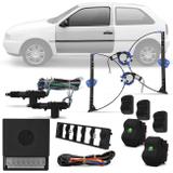 Kit Vidro Elétrico Vw Gol G2 G3 Special City 2001 a 2005 Dianteiras + Trava Elétrica 2 Portas - Prime