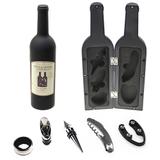 Kit Vinho 6 Peças Abridor Saca Rolha Tampa Anel Garrafa Case - Universal vendas
