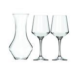 Kit Vinho Decanter 950 ml Com 2 Taças 390 ml Nadir Figueiredo 1631