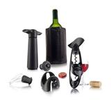 Kit Vinho Vacu Vin 6 Pçs Bomba Saca Rolhas Dosador Cooler