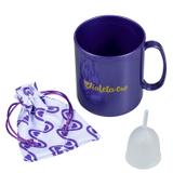 Kit Violeta Cup Tipo B Transparente (2 Produtos)