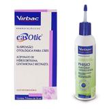 Kit Virbac Para Ouvidos - 1 Easotic 10ml + 1 Epiotic 100ml