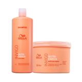 Kit Wella Invigo Nutri Enrich - Shampoo 1000 ml e Máscara 500 ml - Wella Professionals