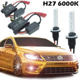 Kit Xenon Automotivo Hid H27 6000K Carro Farol Par Lâmpadas 12V 35W Milha - Conforme estoque disponível