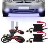 Kit Xenon Farol Milha Fox 2003 2004 2005 2006 2007 2008 2009 H3 8000k - Techone
