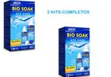 Kits com 2 un bio soak p/lentes de contato 360ml 120ml teuto