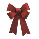 Laço de PVC Vermelho com Glitter 25 cm 1 unidades Cromus