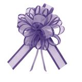 Laço Gravata Embalagem Presente Fita 25Mm Voil Lilas - Cromus