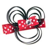 Laço Personagem Minnie Vermelha - Petitpapillon