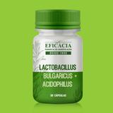 Lactobacilos Bulgaricus + Lactobacilos Acidophilus - 30 cápsulas - Farmácia eficácia