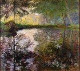 Lago em Montgeron - Claude Monet - Tela 50x56 Para Quadro - Santhatela