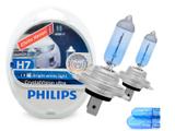 Lâmpada Crystal Vision Ultra H7 Super Branca Philips 4300K + Pingo