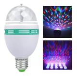 Lâmpada de led bola colorida giratória para festas - Atloja