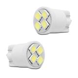 Lâmpada esmagada grande pingão 4 leds branco 24v 10 pçs meia luz painel luz de teto luz de pl - Autopoli