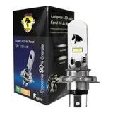 Lâmpada Farol H4 Led Moto Carro 8000K Super Branca - Stallion