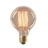 Lâmpada Filamento de Carbono Vintage Retro 40W G80 2200K - Gmh