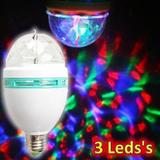Lâmpada Giratória Led Strobo Colorido 3w Bivolt LY-399/SK-299A RGB - Wmt