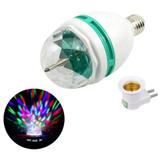 Lampada Led Giratória Colorida Para Festas - Rpc
