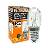 Lâmpada Para Geladeira E Micro-ondas 15 W X 220 V Caixa Com 10 Unidades - Foxlux