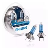 Lampada philips crystal vision ultra h7 efeito xenon + pingos