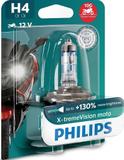 Lâmpada Philips X-treme Vision Moto H4 12v 3350k 60/55w* - Phillips