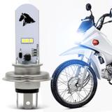 Lâmpada Super LED Honda POP 110i 15 16 17 18 19 H4 8000K 35W Luz Azulada Farol Alto ou Baixo - St