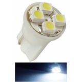 Lampada T10 4 Led Branca Pingo Luz W5w 6000k - Mfl