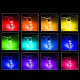 Lâmpadas LED Pingo T10 Controle Remoto 6 LEDS RGB - Multicolor