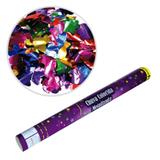 Lança Confetes Chuva Papel Metalizado Colorido 60cm SilverFestas - Festabox