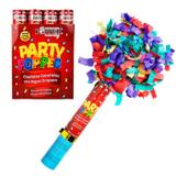 Lança Confetes Coloridos Em Papel Crepom 30 Cm Popper
