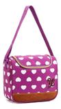 Lancheira Bolsa Térmica Feminina Ys Seanite Corações Roxo