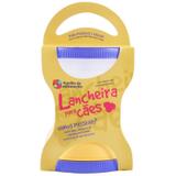 Lancheira De Passeio Duas Divisões Água E Ração - Amarelo - Familia de estimação