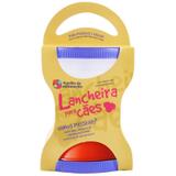 Lancheira De Passeio Duas Divisões Água E Ração - Laranja - Familia de estimação
