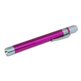 Lanterna Clínica LED de Bolso em Alumínio Rosa AK
