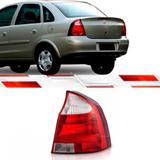 LANTERNA TRASEIRA BICOLOR LD CORSA SEDAN 2003 Até 2007 RÉ CRISTAL - Zeene