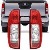 Lanterna Traseira Frontier 2008 2009 2010 2011 2012 2013 2014 2015 Bicolor Cristal - Prime