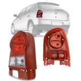Lanterna Traseira Gol G4 06 07 2008 2009 2010 2011 2012 2013 2014 Borda Vermelha Ré Cristal Esquerdo - Codisa