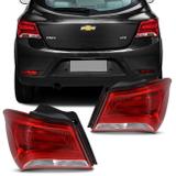 Lanterna Traseira Onix LT LTZ Advantage Effect 2017 2018 2019 Bicolor Cristal - Prime