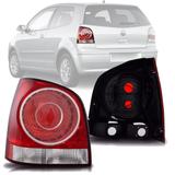 Lanterna Traseira Polo Hatch 2007 2008 2009 2010 2011 Serve no modelo 2003 a 2006 Esquerdo - Meihau